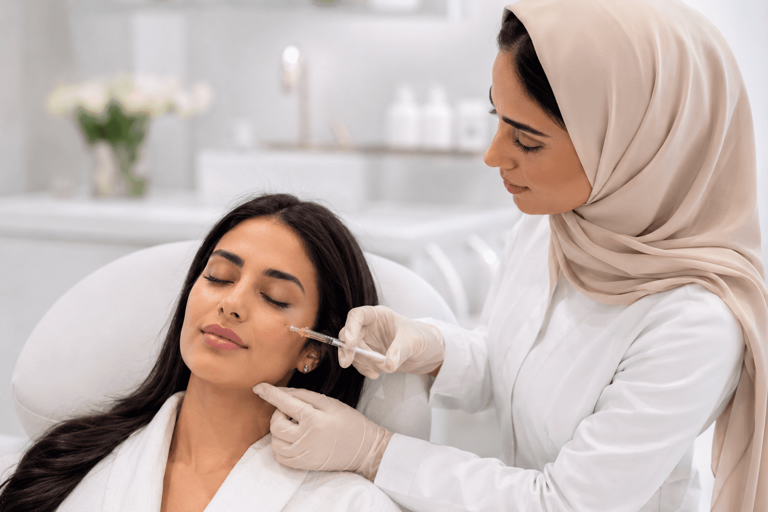 3 جلسات خلايا جذعية وجه مع تقطيع الندبات