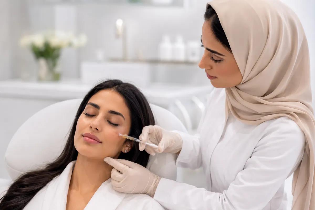 3 جلسات خلايا جذعية وجه مع تقطيع الندبات
